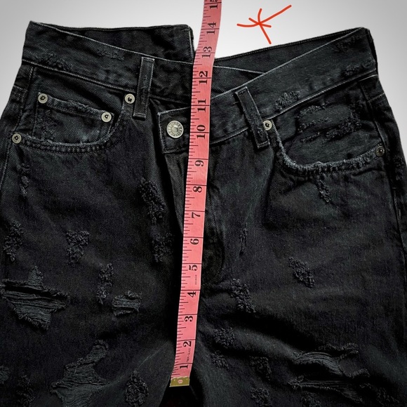 Agolde Criss-Cross Straight Jeans in Feverish - Size 25 - Picture 13 of 13